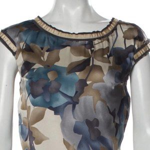 MAX MARA STUDIO 100 % Silk Mini Dress Size: 4